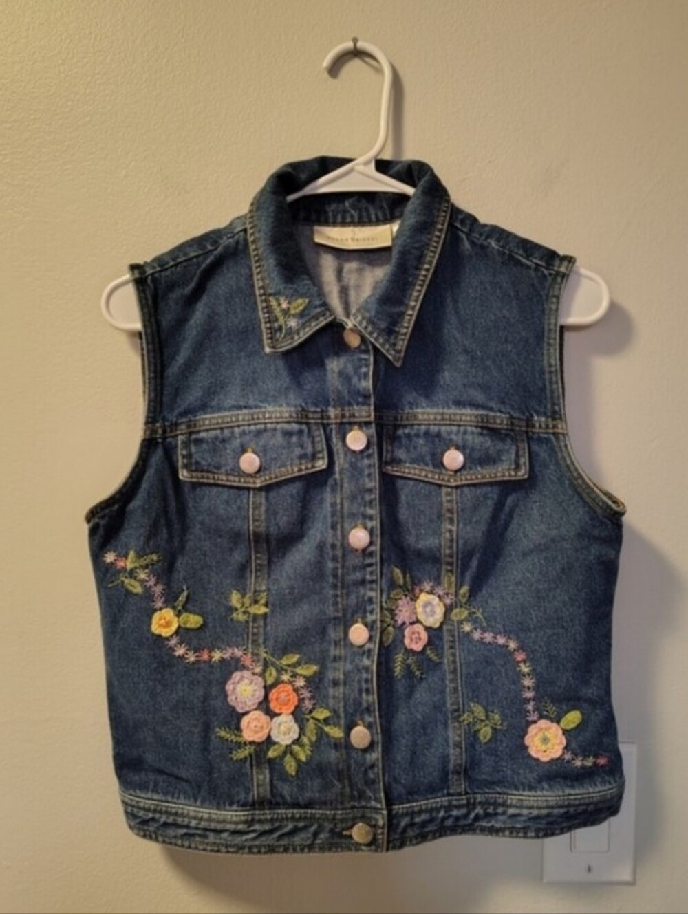 Vintage Susan Bristol Denim Jean Vest